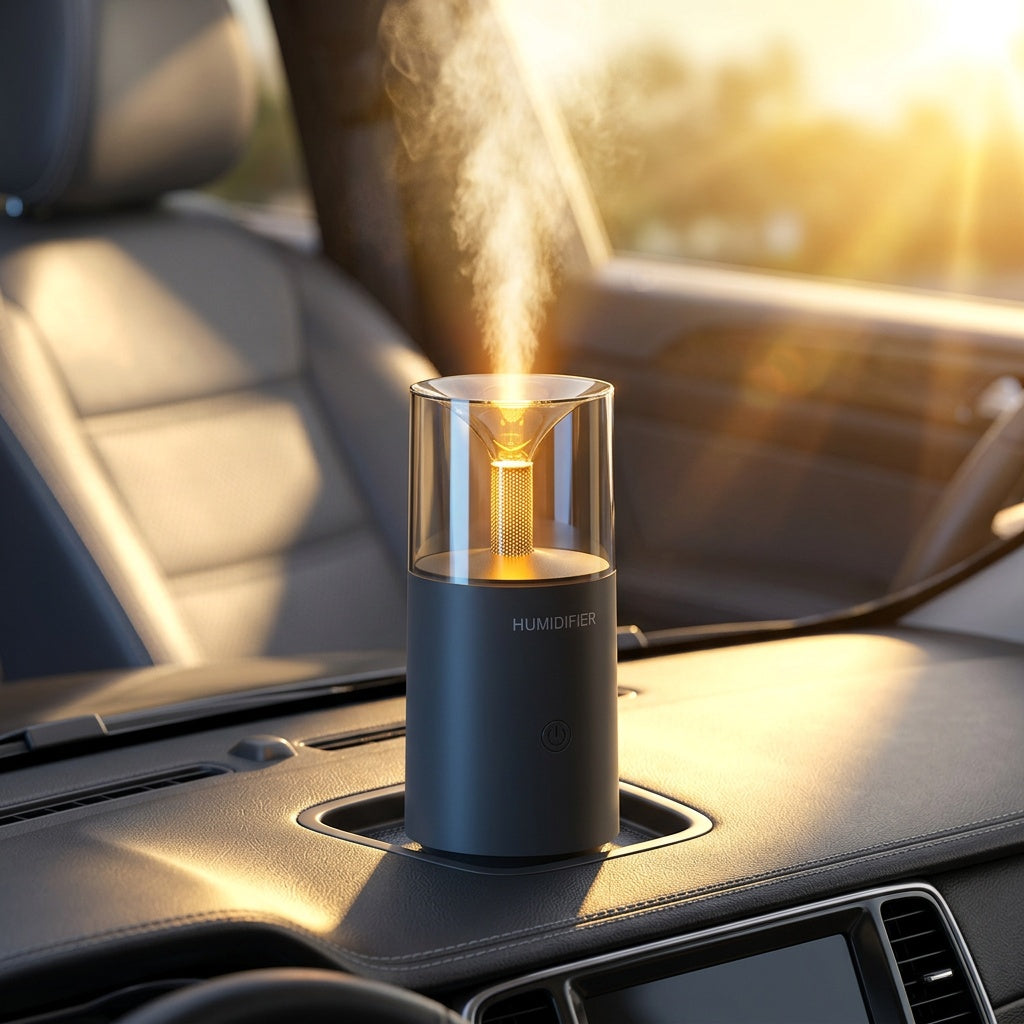 Portable USB Car Humidifier for Dry Air Relief